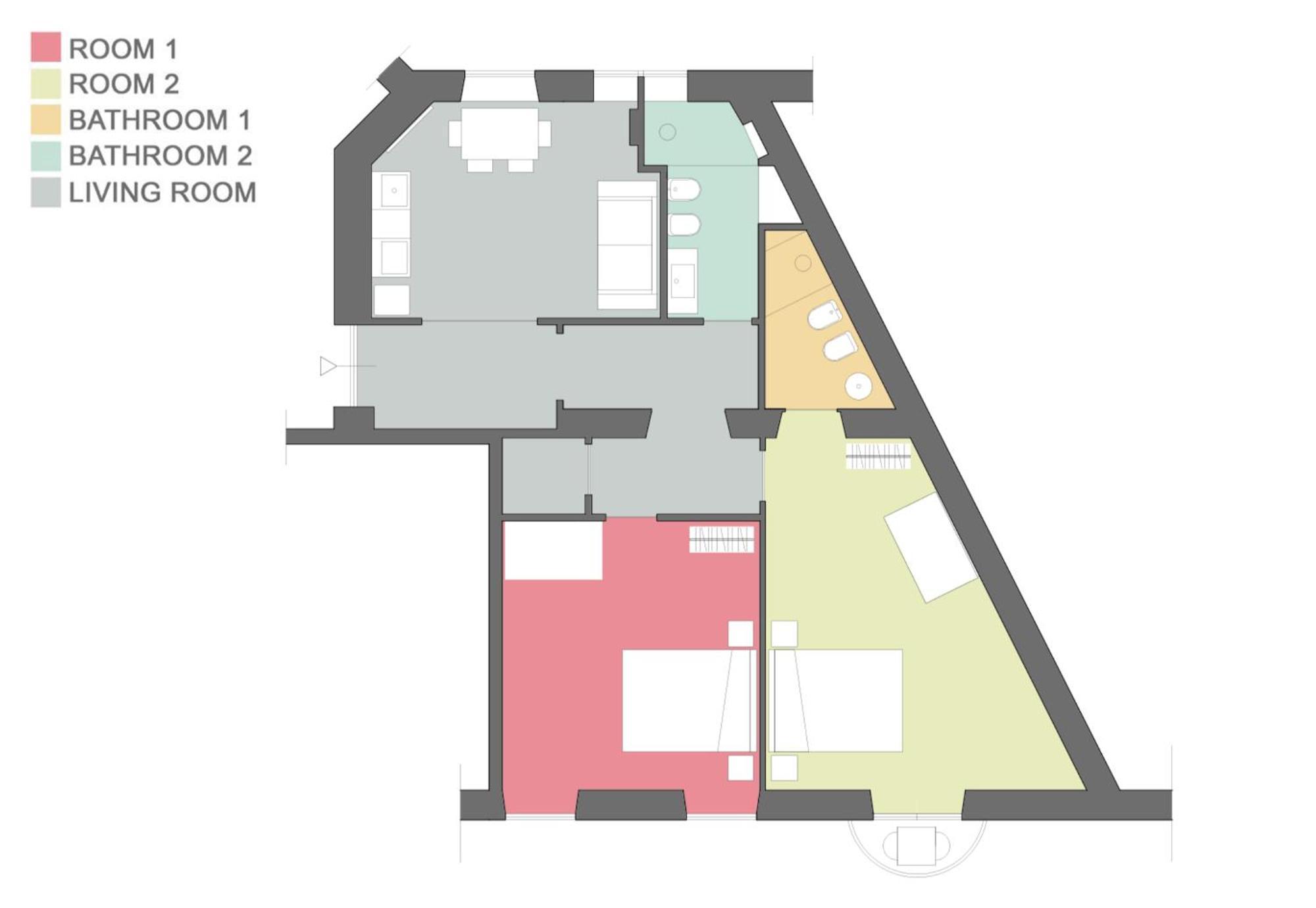 Apartment Vintage Giuliana Rom